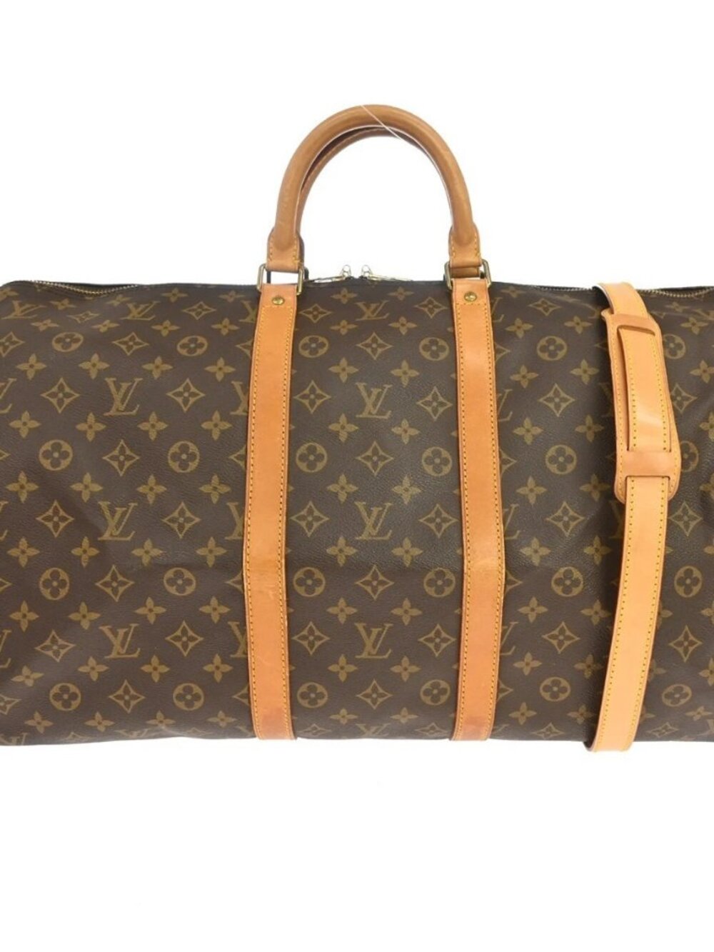 LOUIS VUITTON KEEPALL BANDOULIERE 55 TRAVEL HANDBAG MONOGRAM M41414